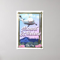 Mount St. Helens Washington Reiseplakat