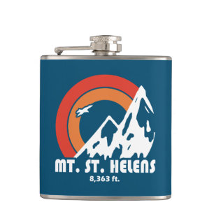 Mount St. Helens Washington Sun Eagle Flachmann