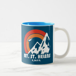 Mount St. Helens Washington Sun Eagle Zweifarbige Tasse