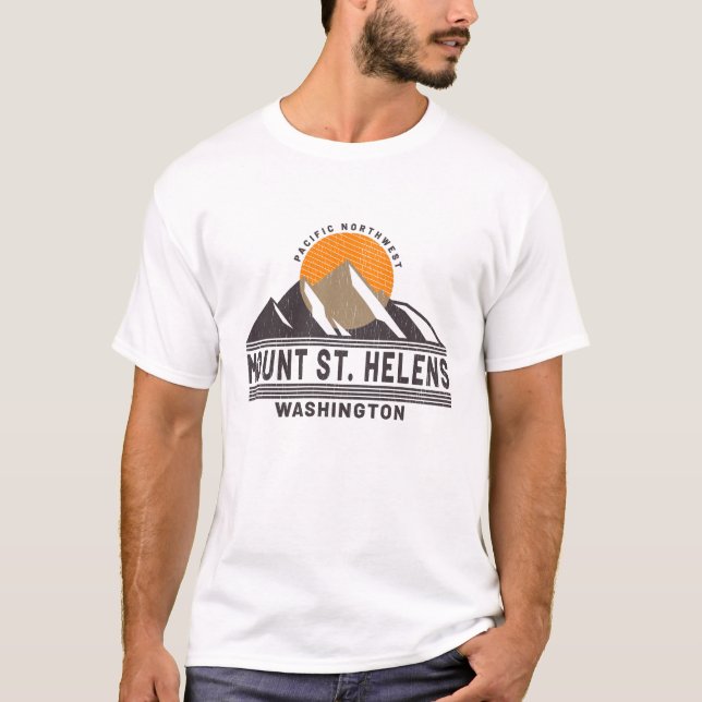 Mount St. Helens Washington T-Shirt (Vorderseite)
