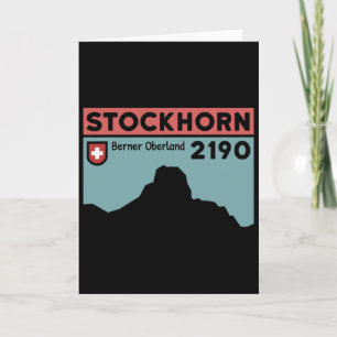 Mount Stockhorn Wanderung Mountainbiken Thun Schwe Karte