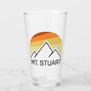 Mount Stuart Washington Retro Glas
