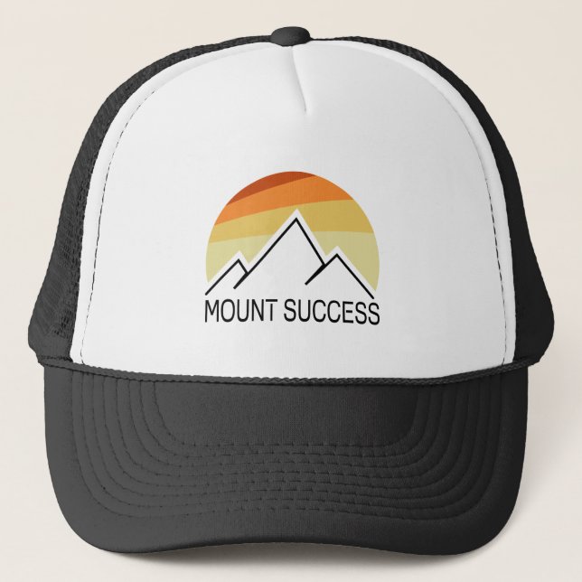 Mount Success New Hampshire Retro Truckerkappe (Vorderseite)