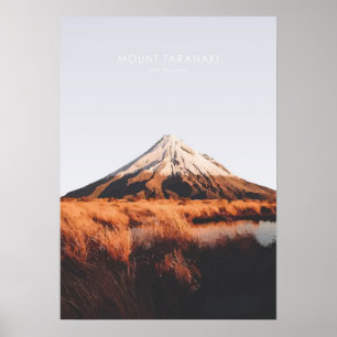 Mount Taranaki, Neuseeland Poster