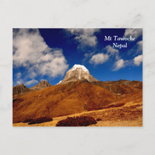 Mount Tawoche Postkarte