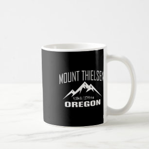 Mount Thielsen Oregon Klettergipfel Club Outdoor Kaffeetasse