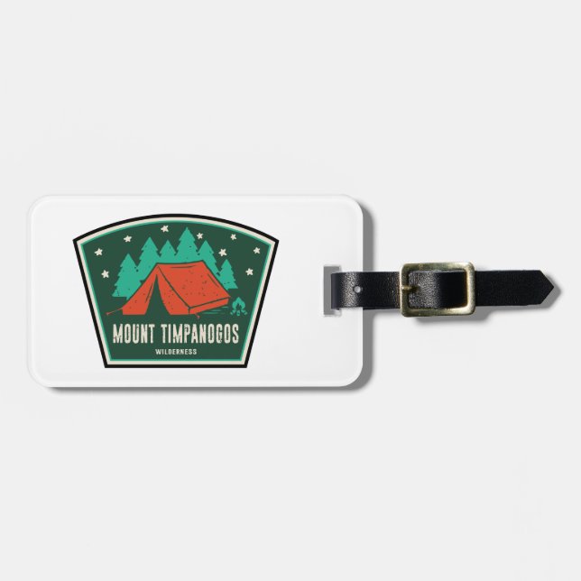Mount Timpanogos Wilderness Utah Camping Gepäckanhänger (Vorderseite horizontal)