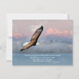 Mount Up With Wings Like Eagles Fine Art Blanke Postkarte