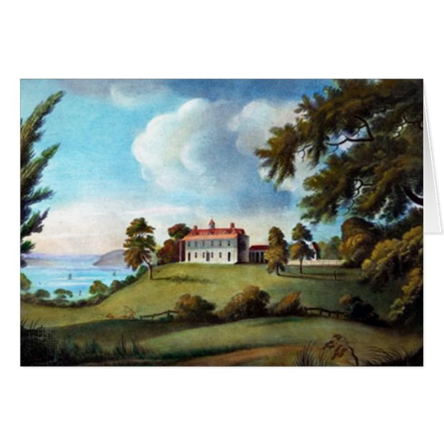 Mount Vernon, durch Francis Jukes, 1800 (Vorderseite (Horizontal))