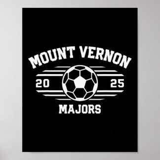 Mount Vernon Majors Fußball 2025  Poster
