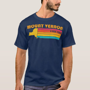 Mount Vernon New York Vintag Beängstigendes Souven T-Shirt