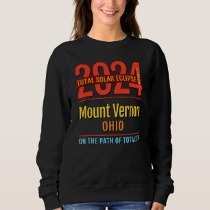 Mount Vernon Ohio OH Totale Sonnenfinsternis 2024 Sweatshirt