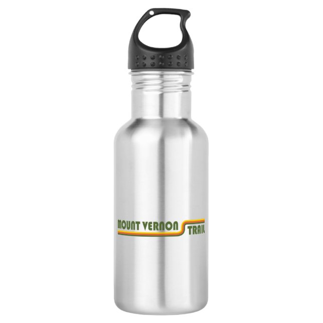 Mount Vernon Trail Edelstahlflasche (Vorderseite)