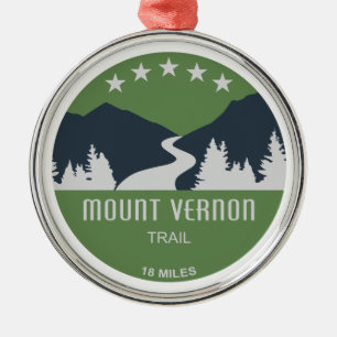 Mount Vernon Trail Ornament Aus Metall