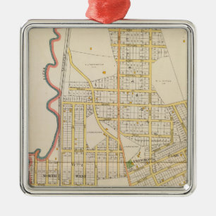 Mount Vernon Westchester Landkreis NY Silbernes Ornament