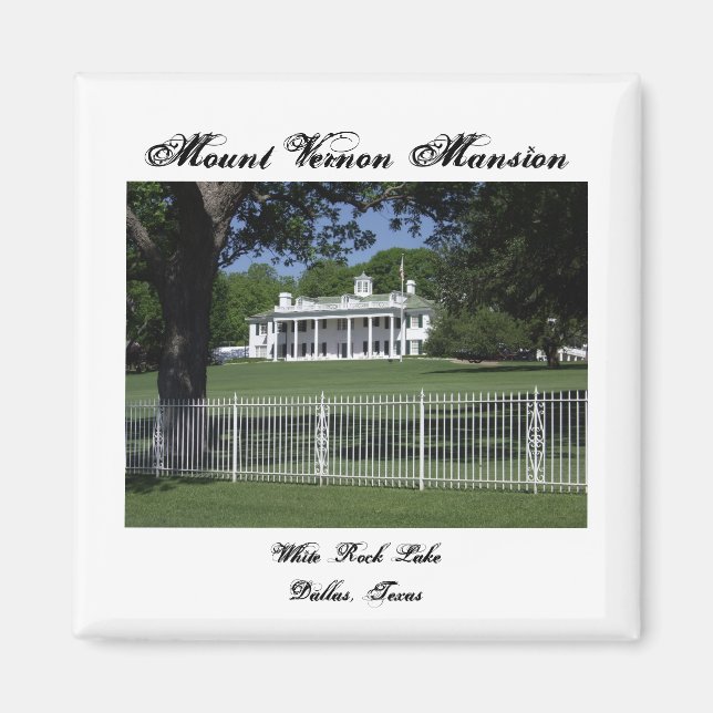 Mount Vernon White Rock Magnet (Vorne)