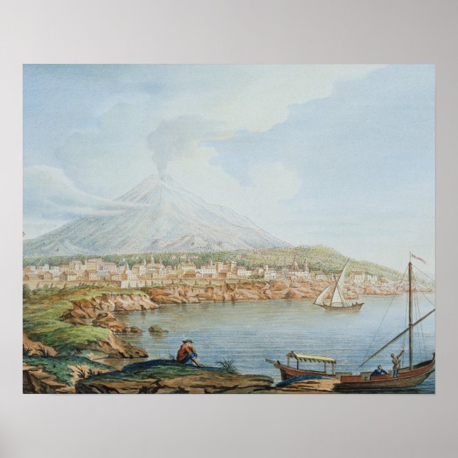 Mount Vesuvius, Platte 36 von "Campi Phlegraei: Ob Poster (Vorne)