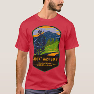 Mount Washburn Yellowstone National Park T-Shirt