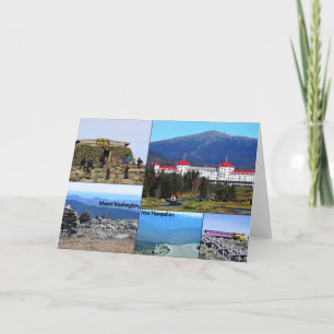 Mount Washington Greeting Card Karte