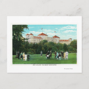 Mount Washington Hotel View Golf Gallery Postkarte