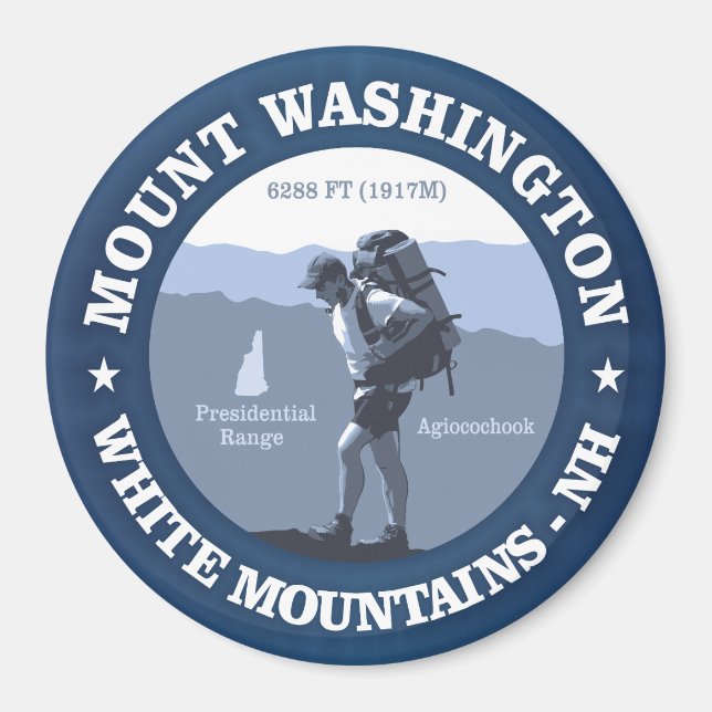 Mount Washington Magnet (Vorne)