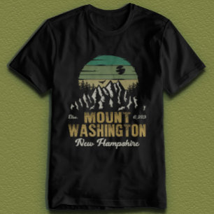 Mount Washington New Hampshire Retro Vintag T-Shirt