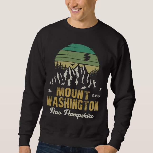 Mount Washington New Hampshire Sweatshirt (Vorderseite)