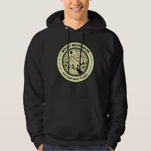 Mount Washington New Hampshire Wandern Ski Retro Hoodie