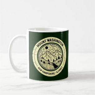 Mount Washington New Hampshire Wandern Ski Retro Kaffeetasse