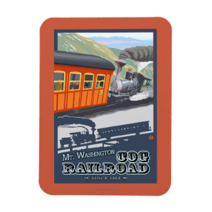 Mount Washington, New HampshireCog Railroad Magnet