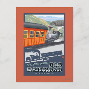 Mount Washington, New HampshireCog Railroad Postkarte