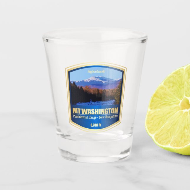 Mount Washington (PF) Schnapsglas (Vorderseite)