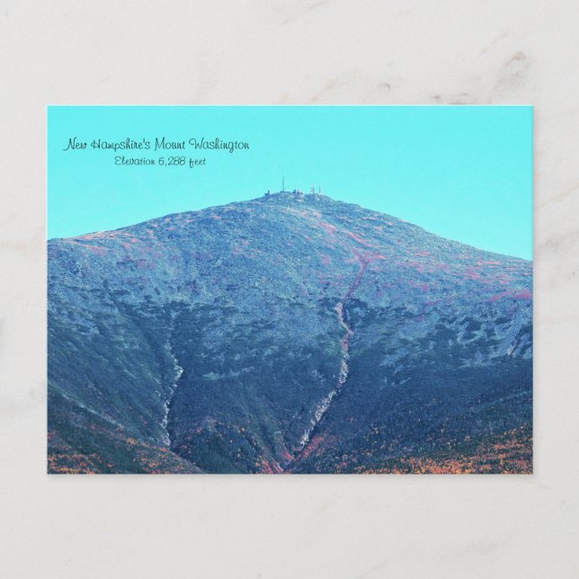 Mount Washington Postcard Postkarte (Vorderseite)