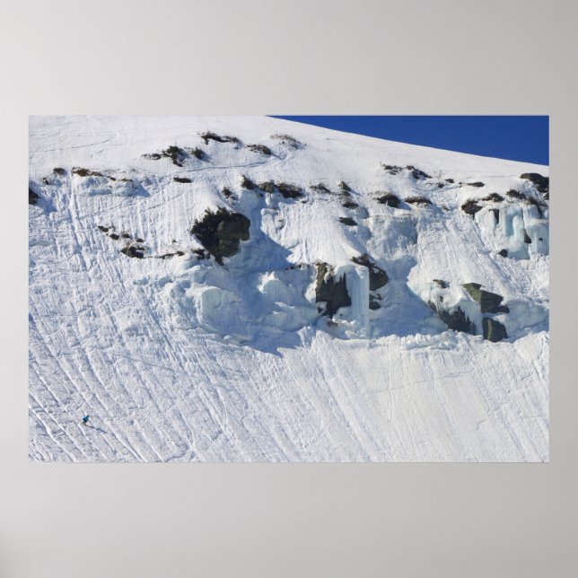 Mount Washington Tuckermans Ravine Skiier Poster (Vorne)