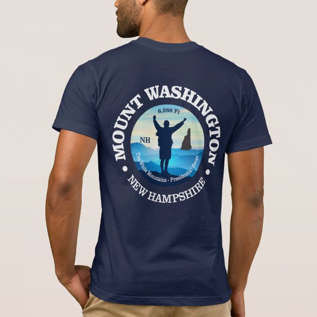 Mount Washington (V) T-Shirt (Rückseite)