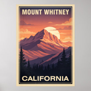 Mount Whitney California V06 Poster