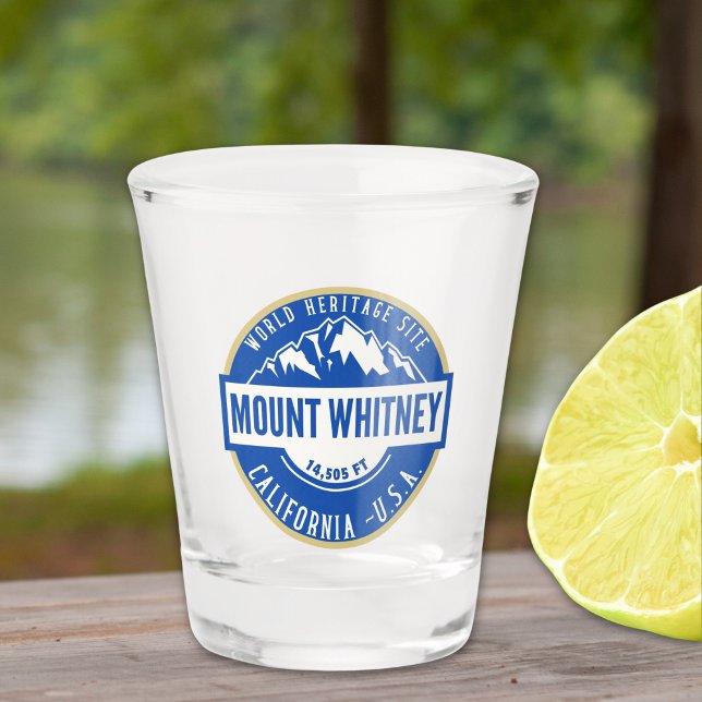 Mount Whitney: California's Sierra Crest Schnapsglas (Von Creator hochgeladen)