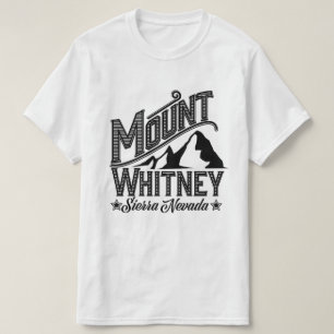 Mount Whitney Sierra Nevada Reiseposter T-Shirt