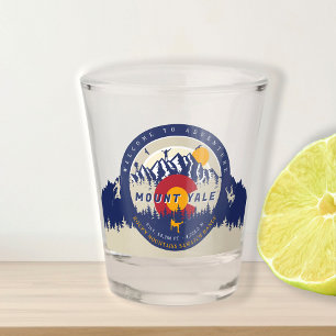 Mount Yale Colorado Flag 14ers Fourteener Klettern Schnapsglas