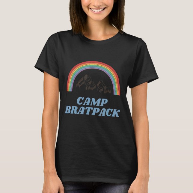 Mountain Adventure Camp Bratpack Camping Wandern T-Shirt (Vorderseite)