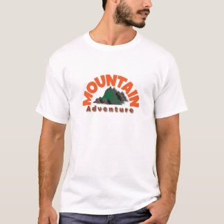 Mountain Adventure Design T - Shirt, T - Shirt Des