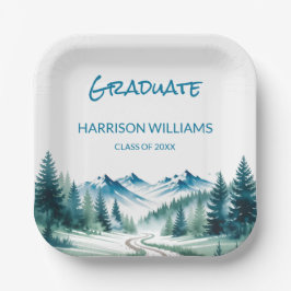 Mountain Adventure Grad Party Look Pappteller