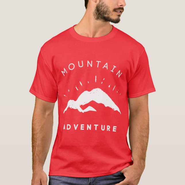 Mountain Adventure Outr Hiking Active friends T-Shirt (Vorderseite)