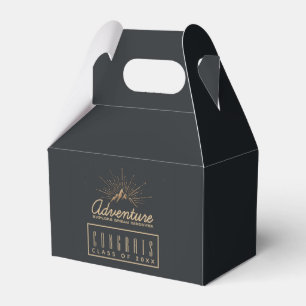 Mountain Adventure Rustic Glückwunschs Class 20xx Geschenkschachtel