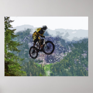 Mountain Air - BMX Rider Poster