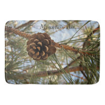 Mountain Air Pine Cone Bath Mat - Groß