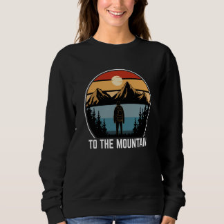 Mountain and Forest Scene  49 Sweatshirt