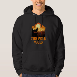 Mountain and Forest Scene Silhouette  59 Hoodie