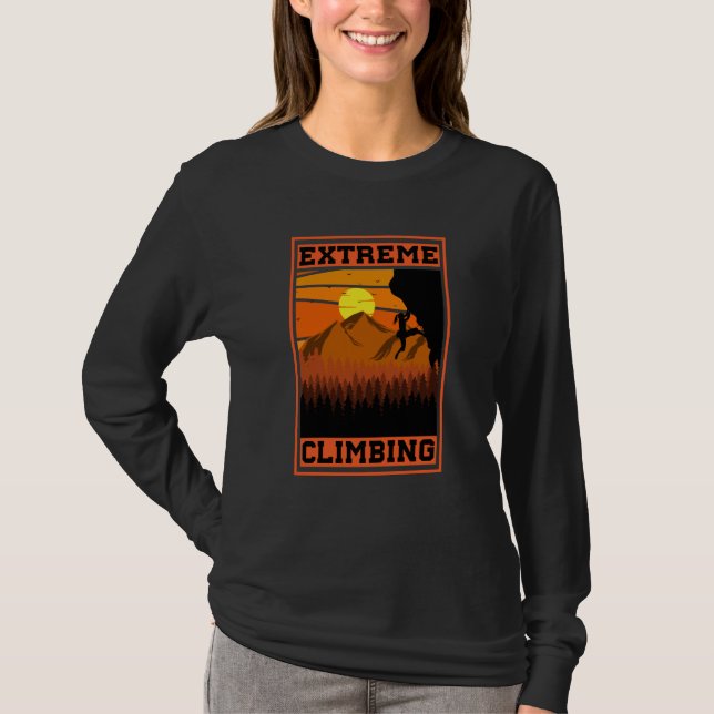 Mountain and Forest Scene Silhouette  70 T-Shirt (Vorderseite)