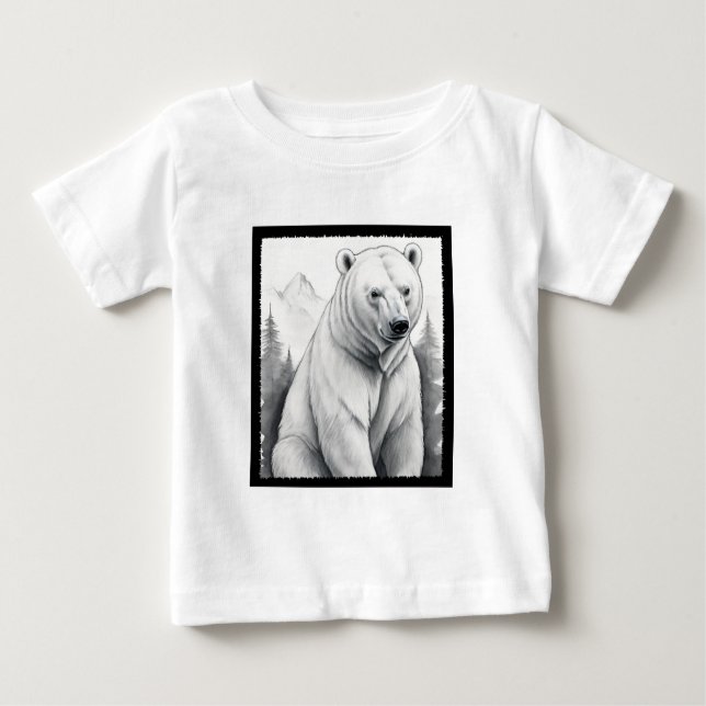Mountain Bear Fine Jersey T - Shirt (Vorderseite)